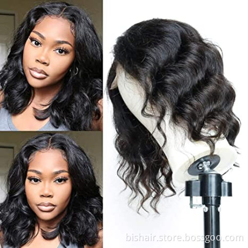 Body Wave Lace Front Wigs Human Hair 13x4x1 T-Part HD Transparent Lace Front Wigs Brazilian Virgin Human Hair Wigs for Black Wom